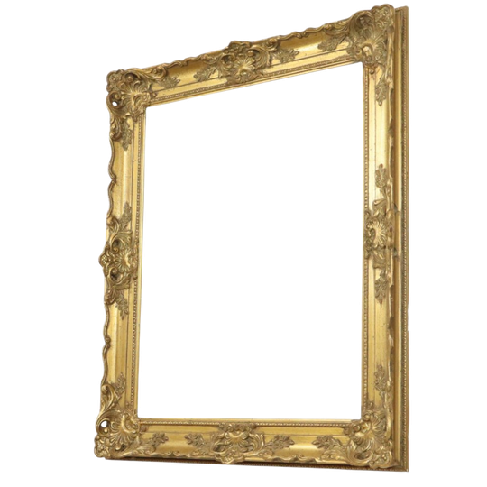 Grote Gouden Barok Stijl Lijst Klassiek Houten Kader 95x79cm 1