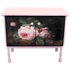 Roze Kast  Met Rozen Van Cornelis Van Spaendonck thumbnail 1