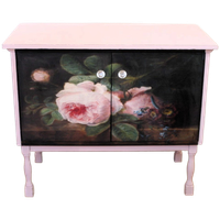 Roze Kast  Met Rozen Van Cornelis Van Spaendonck