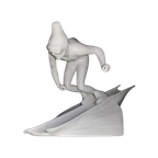 Skiër Door Royal Dux (Porcelain Skier) thumbnail 1