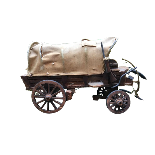American West Folk Art Covered Wagon Model 1