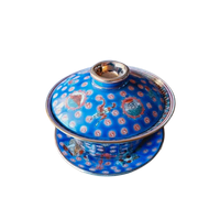 Vintage Chinese Thee Set In Doos Porselein