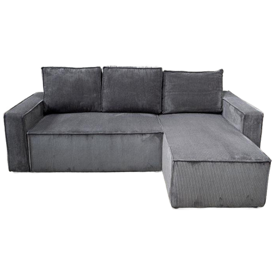 !!actie!! Hoekbank Milo Met Slaapfunctie En Opbergruimte 1