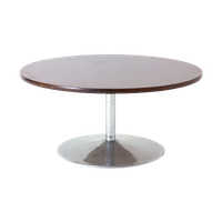 Mid-Century Round Coffee Table By Fritz Hansen