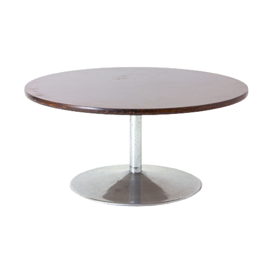 Mid-century Round Coffee Table By Fritz Hansen 1