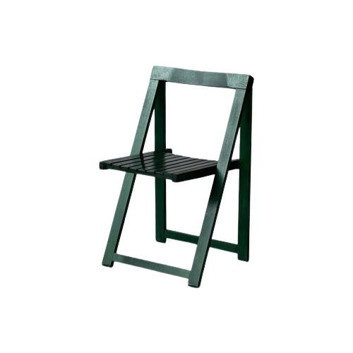 Vintage Klapstoel Retro Jaren 70 Groen Folding Chair Design