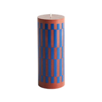 Hay Column Kaars M - Brown/Blue - Tweedekans