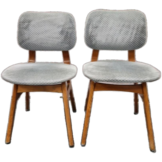 Set 2 Vintage Eetkamer Stoelen Jaren 60 Retro Stoelen 1