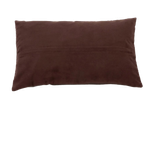 Bazar Bizar | Het Six Panel Leather Kussenhoes - Chocolade - 30x50 thumbnail 1