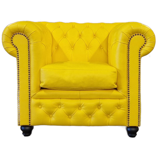 Chesterfield Brighton Fauteuil - Geel 1