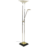 Vintage Deknudt Vloerlamp Willy Rizzo Chroom Dimlicht Hollywood Regency