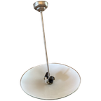 Mooie Grote Witglazen Plafondlamp Van Gispen thumbnail 1