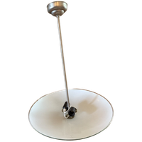 Mooie Grote Witglazen Plafondlamp Van Gispen