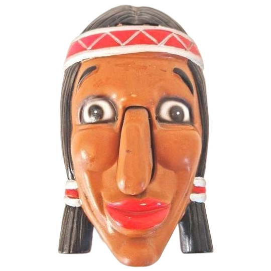 Fifties Vintage Spaarpot Wand Spaarpot Indiaan Disney Stijl 1