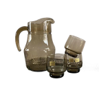 Vintage Luminarc France Glazen En Kan thumbnail 1
