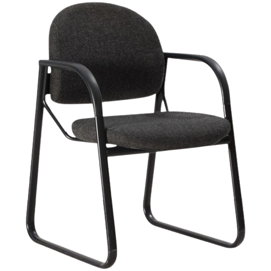 Vergaderstoel Ahrend 4201, Antraciet, Slede Frame 1