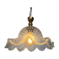 Vintage Murano Hanglamp Kroonluchter In Geblazen Infusie Glas