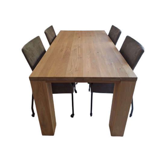 Massief Eiken Eetkamertafel 1