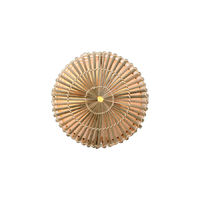 Bamboe Wandlamp Rond Naturel – M