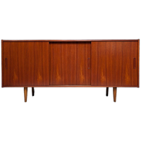 Vintage Lowboard Uit De Jaren 60, Deens Midcentury Dressoir