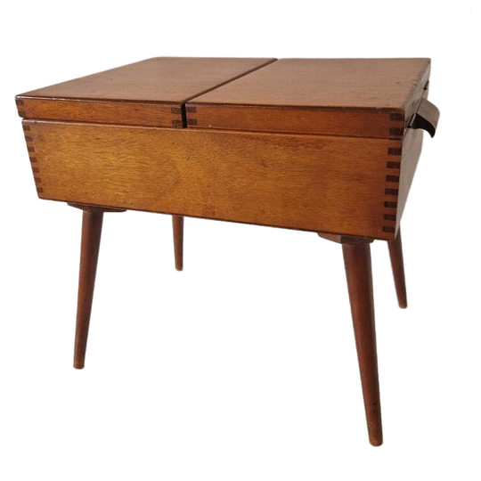 Vintage Opbertafel Bijzettafel Plantentafel Naaitafeltje 1