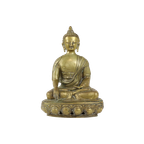 Grote Shakyamuni Boeddha Mudra Tibet Koper Messing Beeld Sculptuur 37Cm thumbnail 1