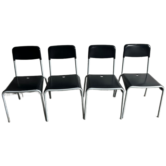 Set Of 4 Calligaris Dining Chairs, Italy, 1990s 1