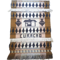 70's Vintage Wandkleed Muurkleed Retro Schilderij Curacao
