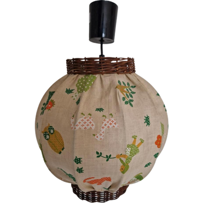Nylon lampion rood 45 cm - lampionnen voor buiten