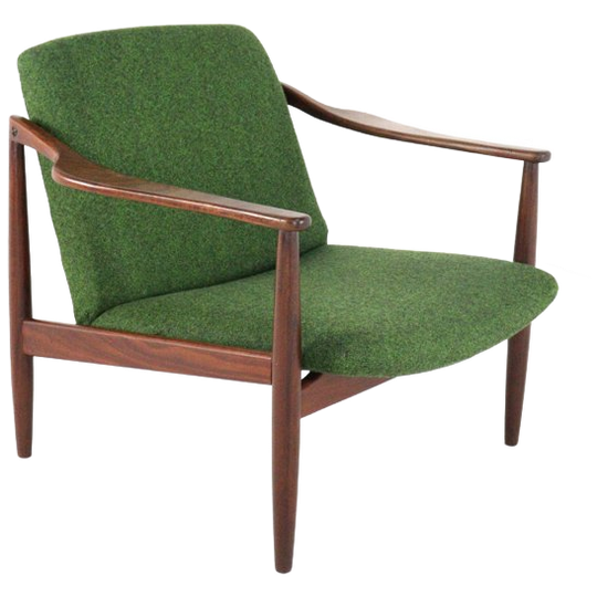 Hartmut Lohmeyer Voor Wilkahn Fauteuil Vintage Gestoffeerd 1