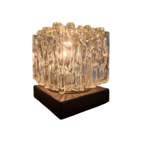 Helena Tynell Vintage Ijsglas Lamp Bintage Design Bakeliet
