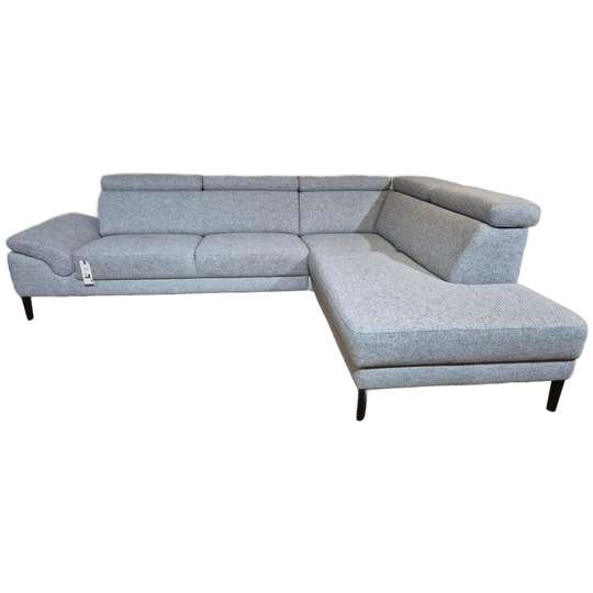 30% Korting - Nieuw - Montel Modena Hoekbank - Grijs -design 1