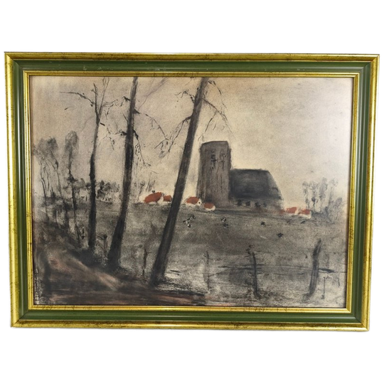 Theo Idserda - Aquarel Lisseweghe 1