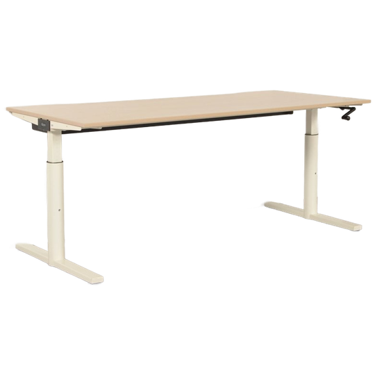 Gispen Tm Bureau Handslinger, Gekalkt Eiken Blad, 180 X 80 Cm 1