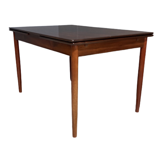 Rosewood Dining Table 1960s Extendable 1