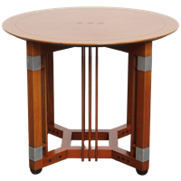 Ronde Schuitema Bijzet/ Salontafel In Art Deco Stijl Uit De Geliefde Decoforma Serie