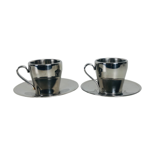 Set Espresso Inox Italy