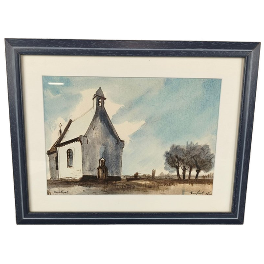 Duforet Noel - Aquarel - Zuidkapel Veurne 1