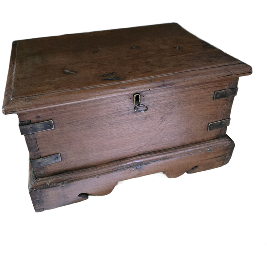 Antieken Houten Kist Italiaans 1