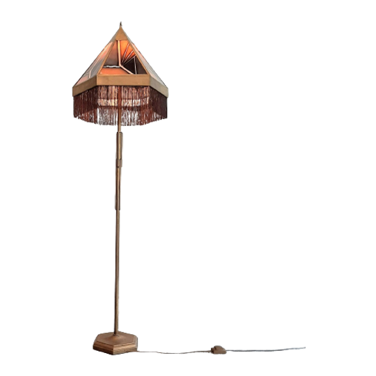 Beautiful Floor Lamp From The Amsterdamse School Era 1