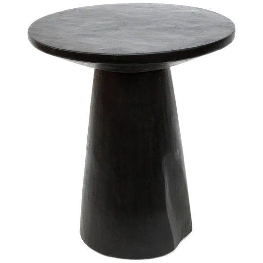 Bazar Bizar | De Timber Conic Bijzettafel - Zwart - 50 1