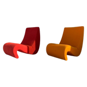 Amoebe Lounge Chairs By Verner Panton For Vitra