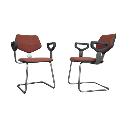 2 X Very Rare Nimbus 2103 Gispen Chair / Circle Software Group 1983 1