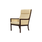 High Back Armchair By Ole Wanscher For P. Jeppensen thumbnail 1