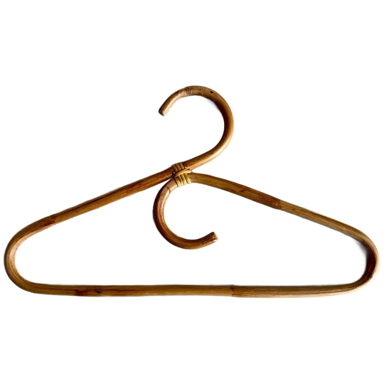 Vintage Rotan-bamboe Kledinghanger (6x) 1