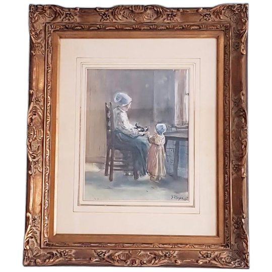 Origineel Werk Van Hollandse Meesterschilder G.j.sijthoff. 1