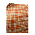 Wollen Deken Meteor Oranje Geblokt thumbnail 1