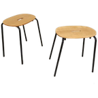 2 X Sostrene Grene Kruk, Hout En Metaal, P/p/s thumbnail 1