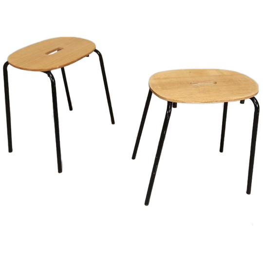2 X Sostrene Grene Kruk, Hout En Metaal, P/p/s 1