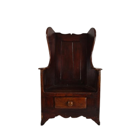 Prachtige 18th Century Welsh Lambing Schommel Stoel 1